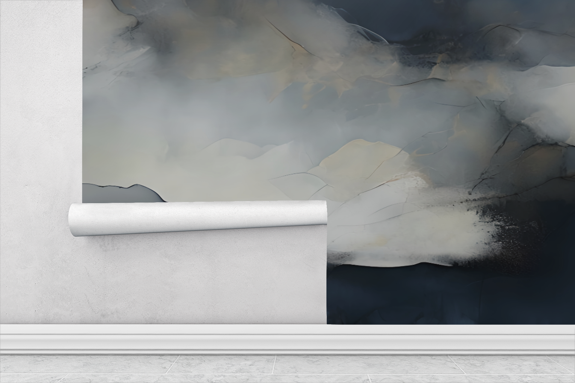 Aegean — Abstract Luxury Wallpaper Mural