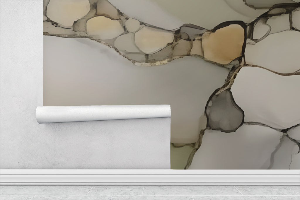 Green Earth — Abstract Luxury Wallpaper Mural