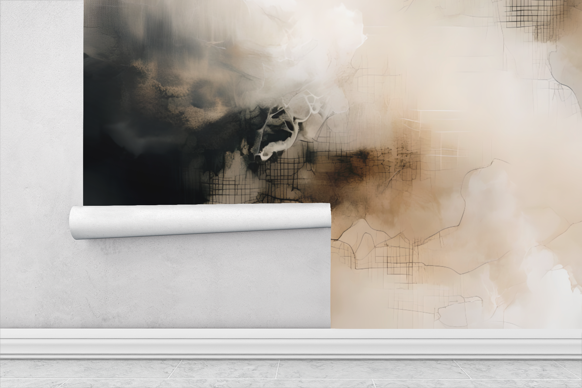 On the Edge — Abstract Luxury Wallpaper Mural