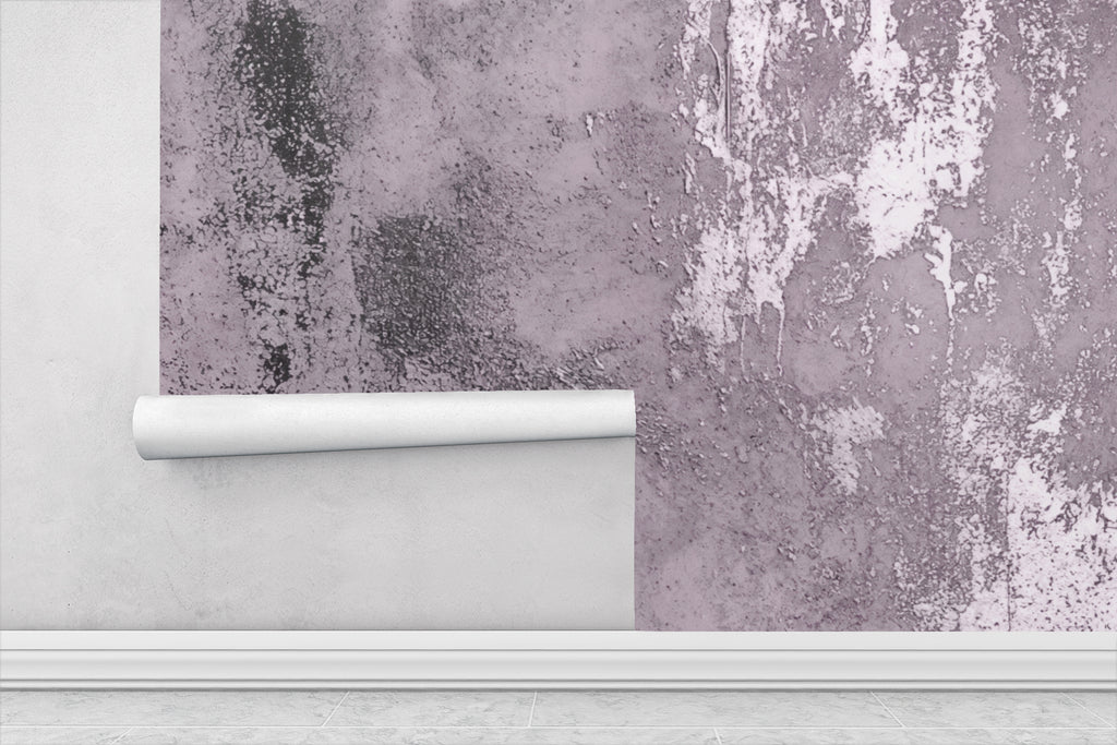 Soft Aubergine Plaster - Luxe Textures Luxury Wallpaper Mural