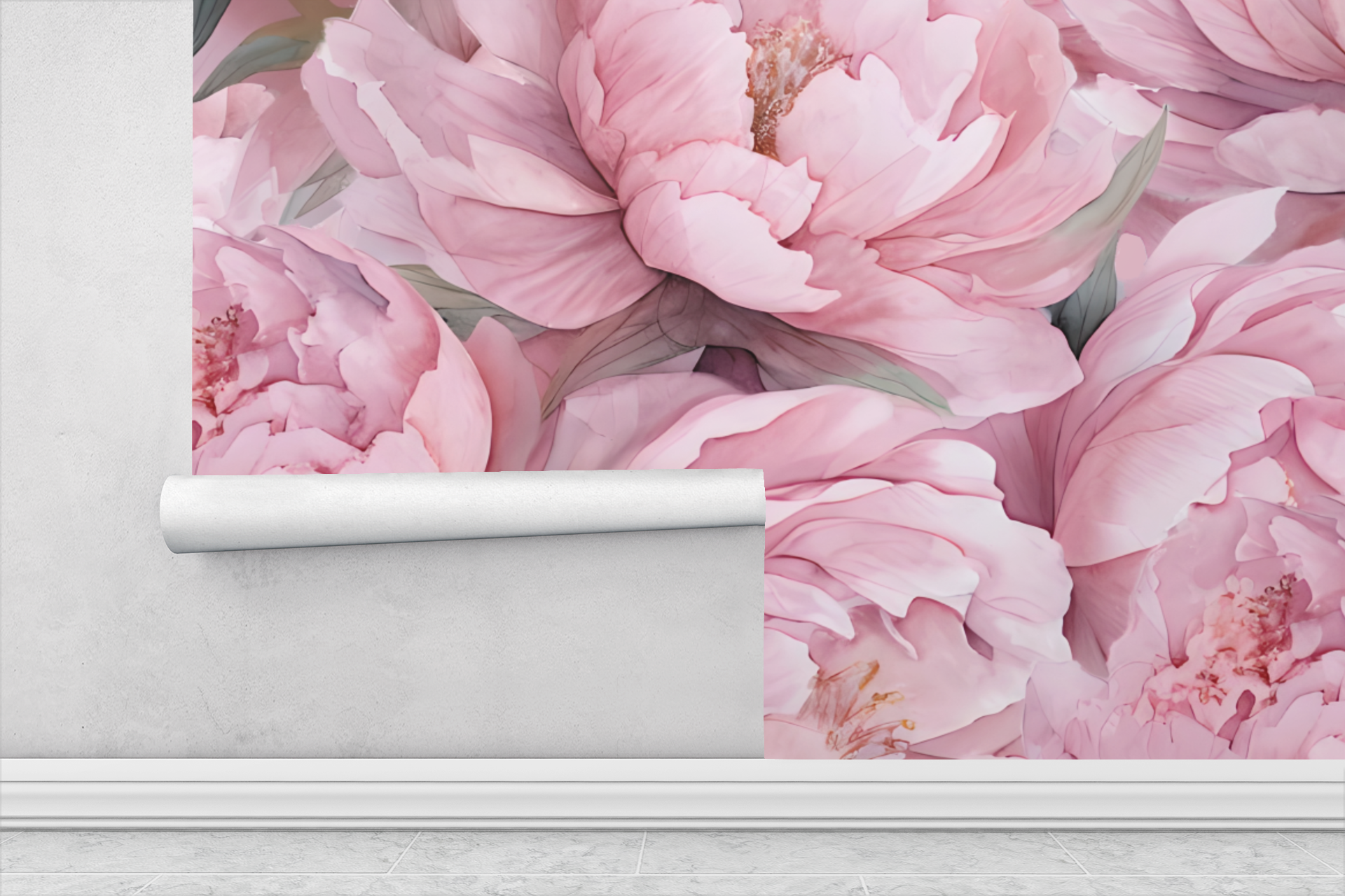 Full Bloom Peonies — Bold Florals Luxury Wallpaper Mural