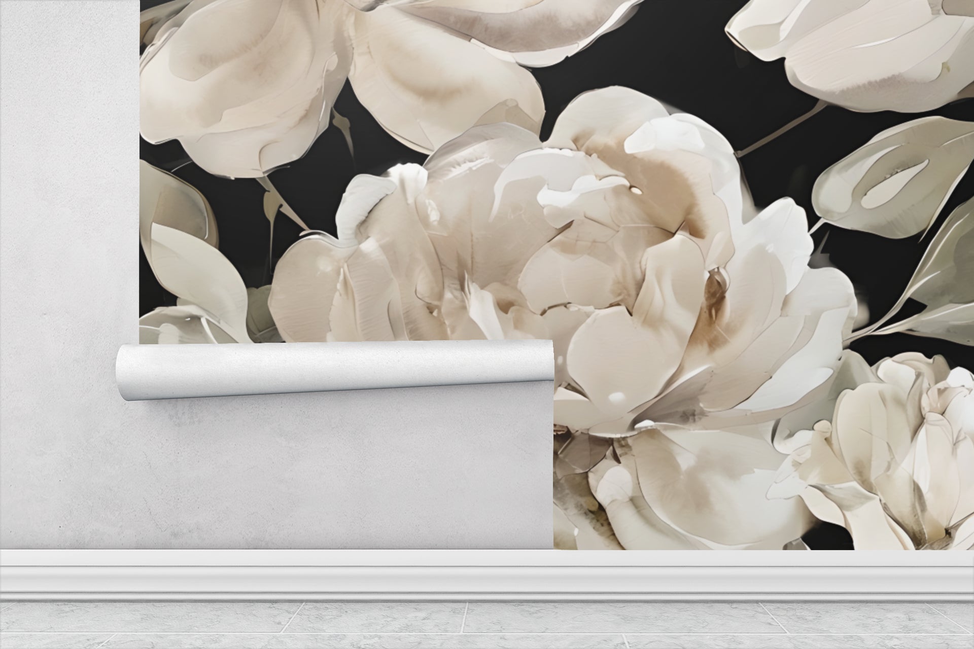 Painted Peony — Bold Florals Luxury Wallpaper Mural