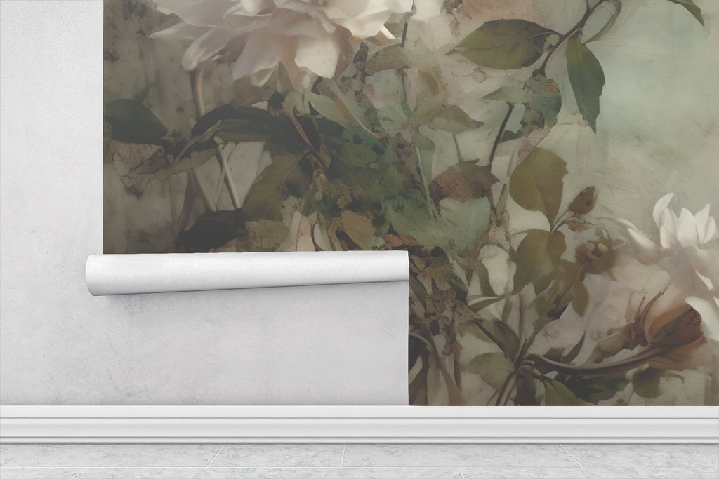Paper Flowers — Bold Florals Luxury Wallpaper Mural