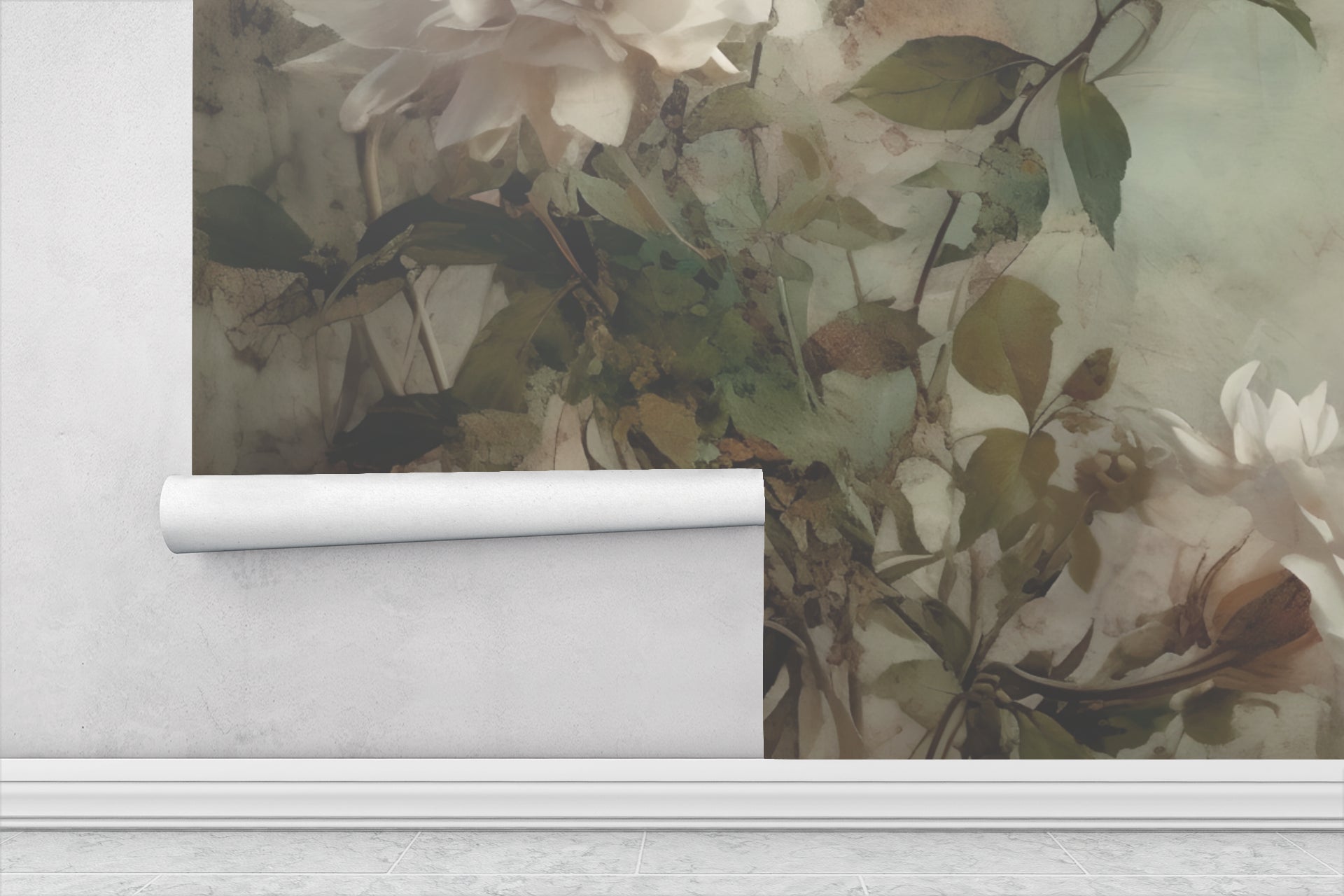 Paper Flowers — Bold Florals Luxury Wallpaper Mural