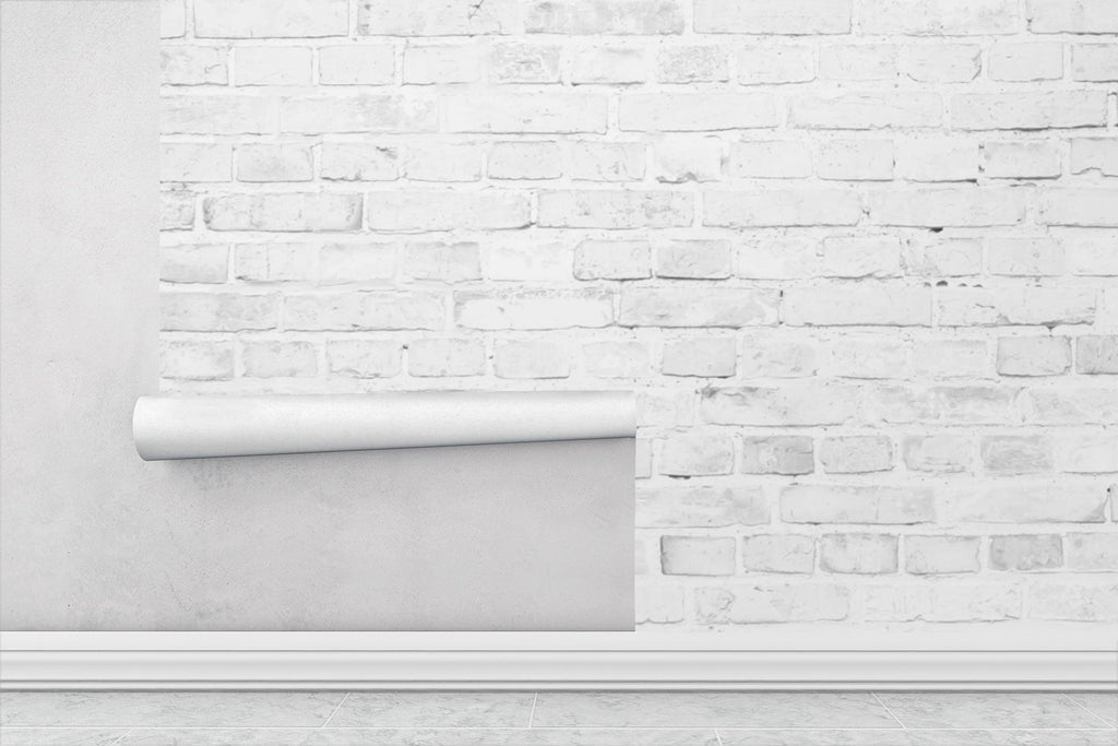 Whitewash Brick — Rustic Farmhouse Luxury Wallpaper Mural