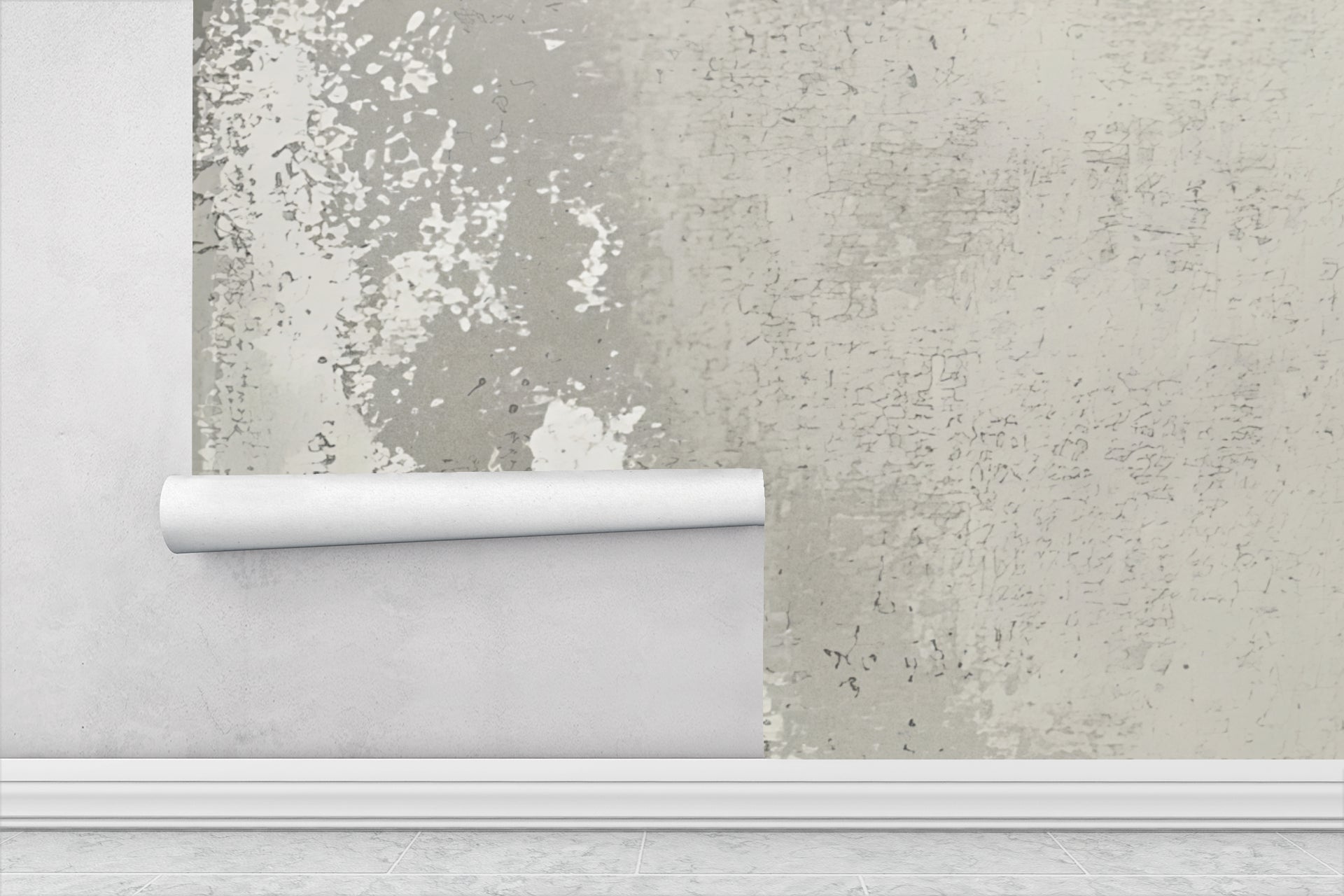 Distressed Rustic Concrete — Luxe Textures Luxury Wallpaper Mural