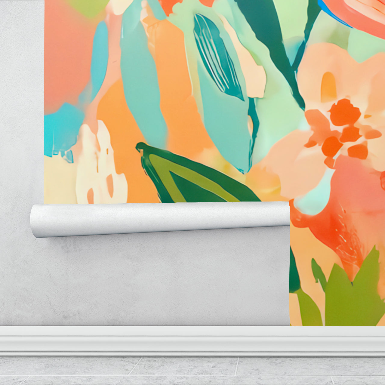 Happy Daisies —  Bold Florals Luxury Wallpaper