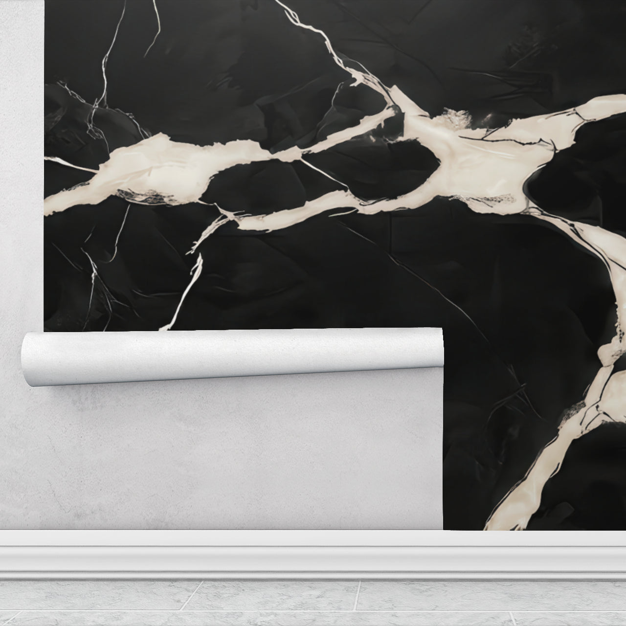 Ink Fracture — Luxe Textures Luxury Wallpaper Mural