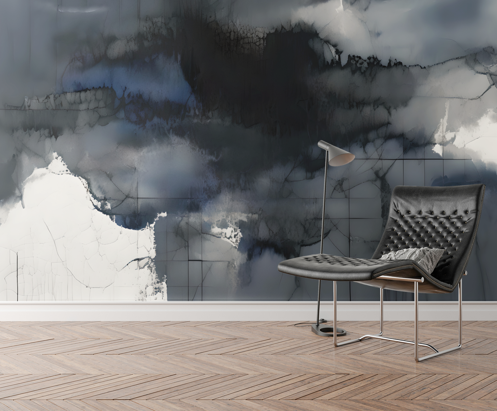 Into the Storm — Abstract Luxury Wallpaper Mural