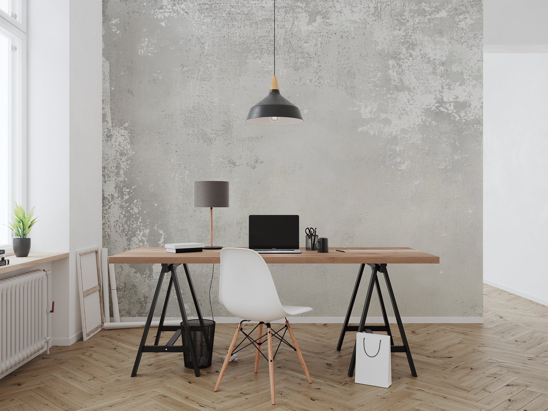 Distressed Rustic Concrete — Luxe Textures Luxury Wallpaper Mural