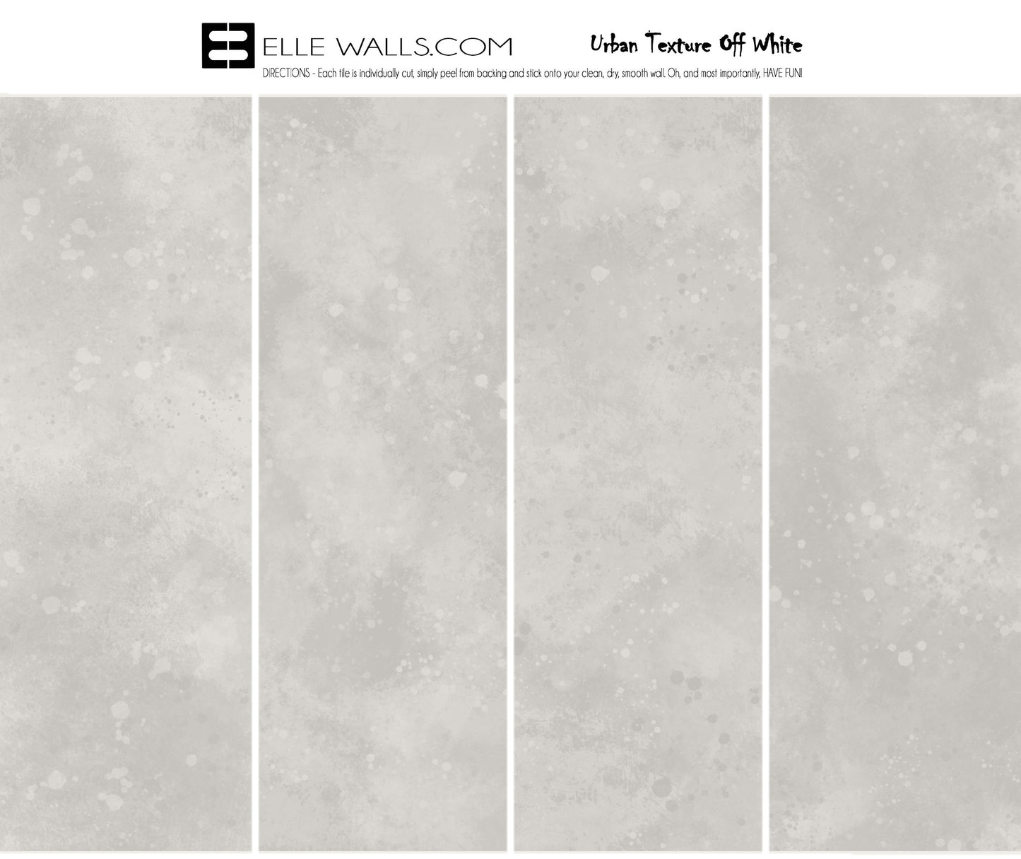 Urban Texture Wallpaper Tile - Off white