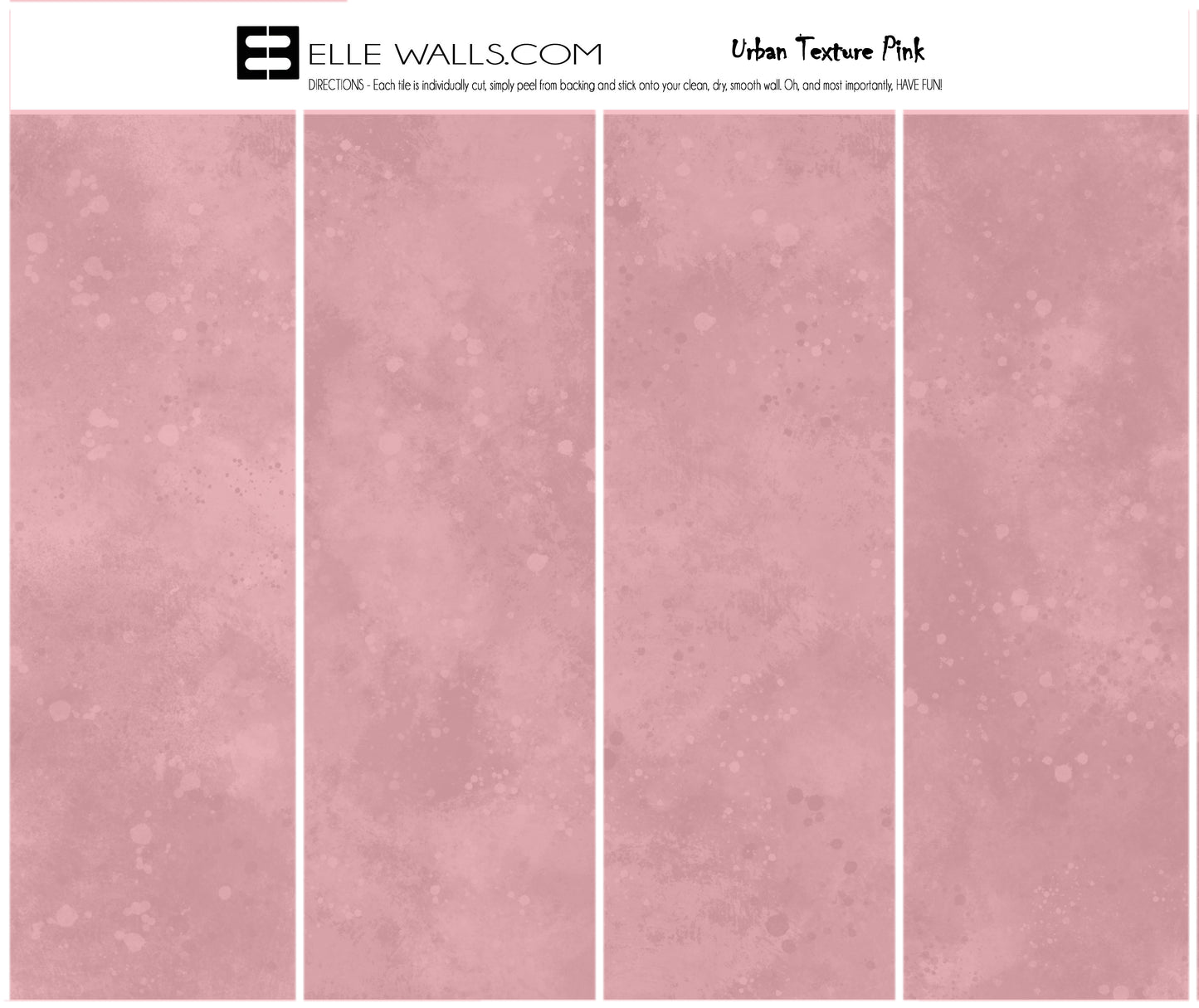 Urban Texture Wallpaper Tile - Pink