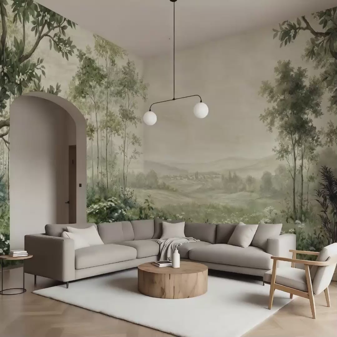 Vintage Landscape - Coastal & Nature Luxury Wallpaper Mural