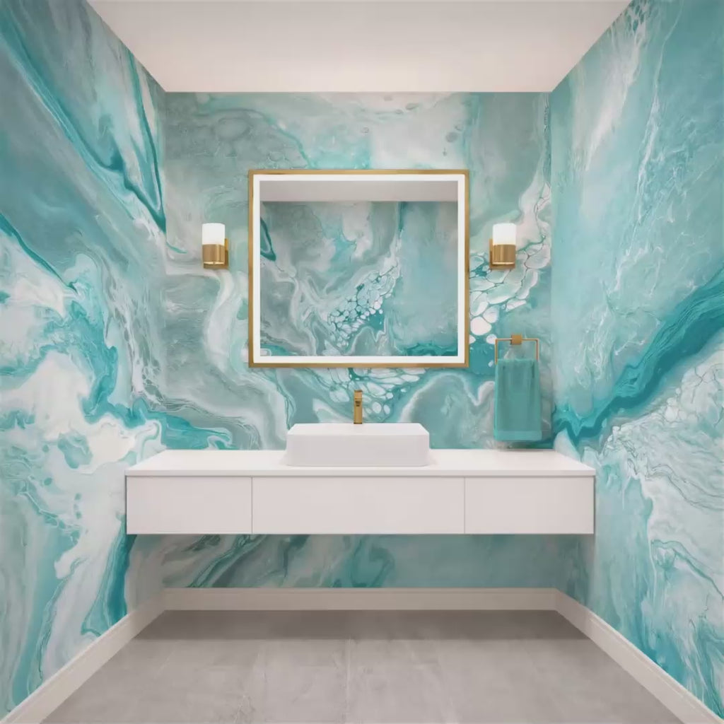 Ice Dancer - Abstract Luxury Wallpaper Mural