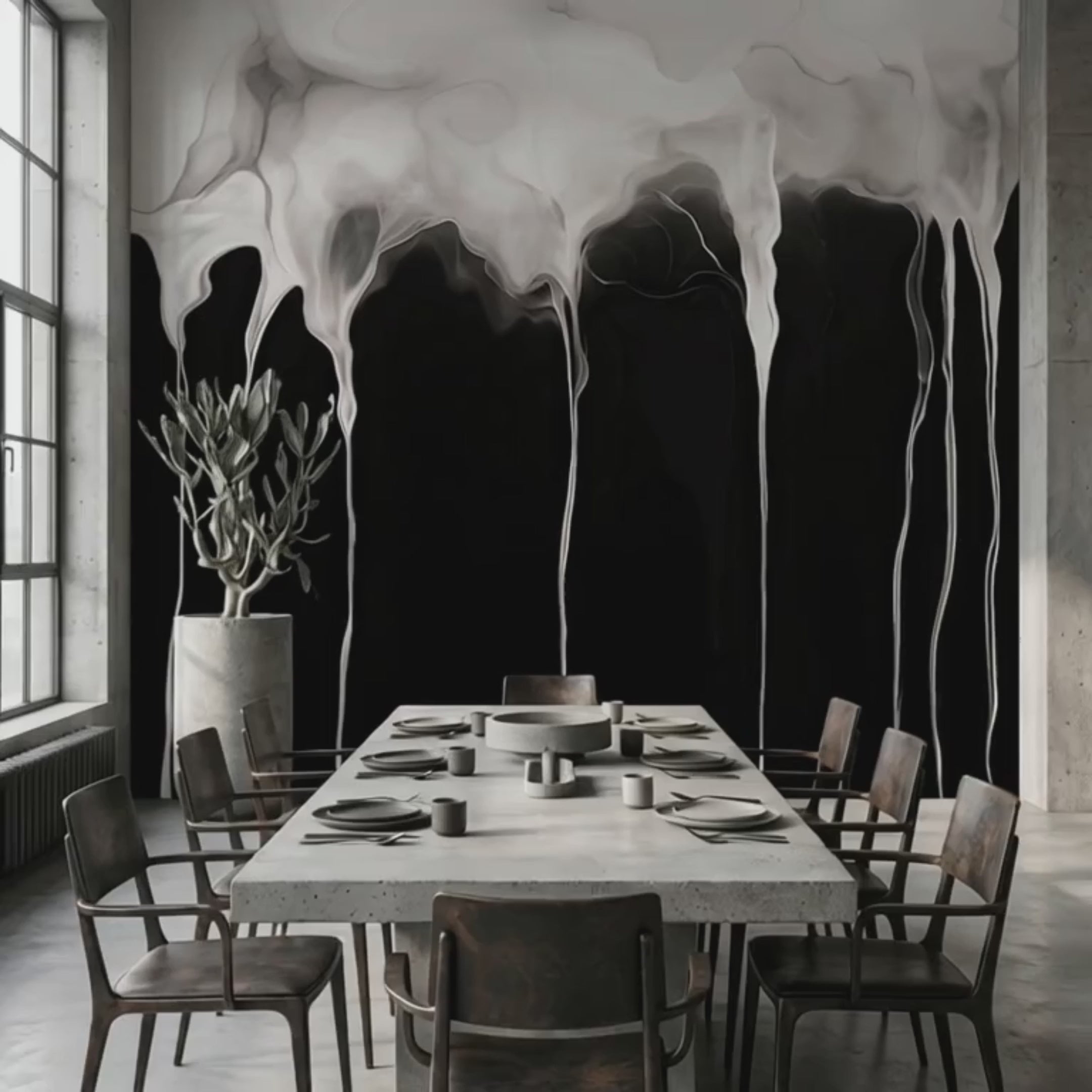 Surrender of Light  —  Abstract Luxury Wallpaper Mural