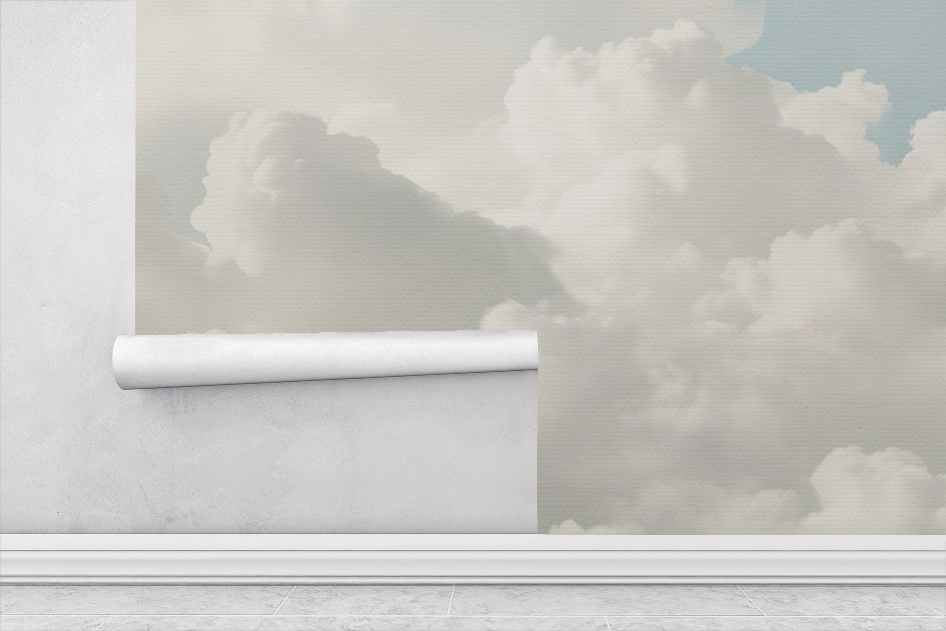 Chapel Clouds — Coastal & Nature Luxury Wallpaper Mural