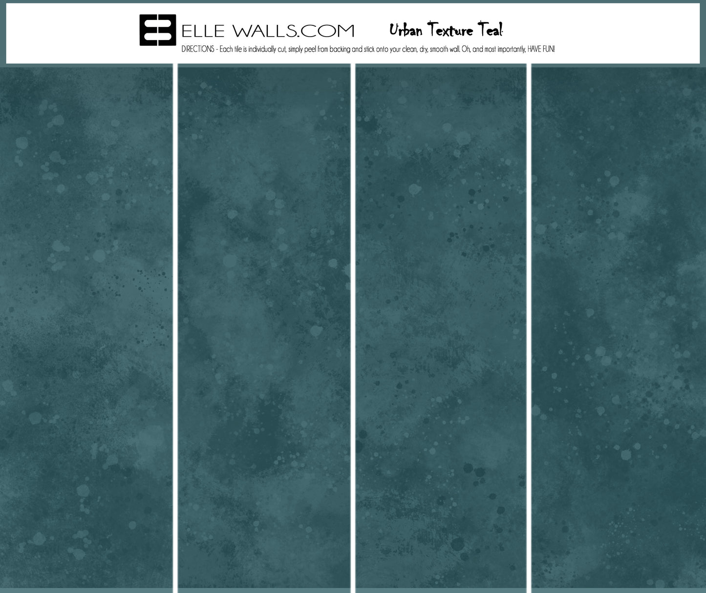 Urban Texture Wallpaper Tile - Teal