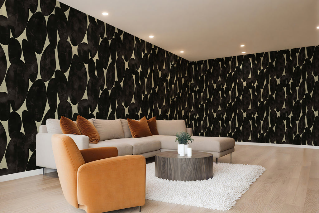 Charcoal Stone — Luxe Textures Luxury Wallpaper