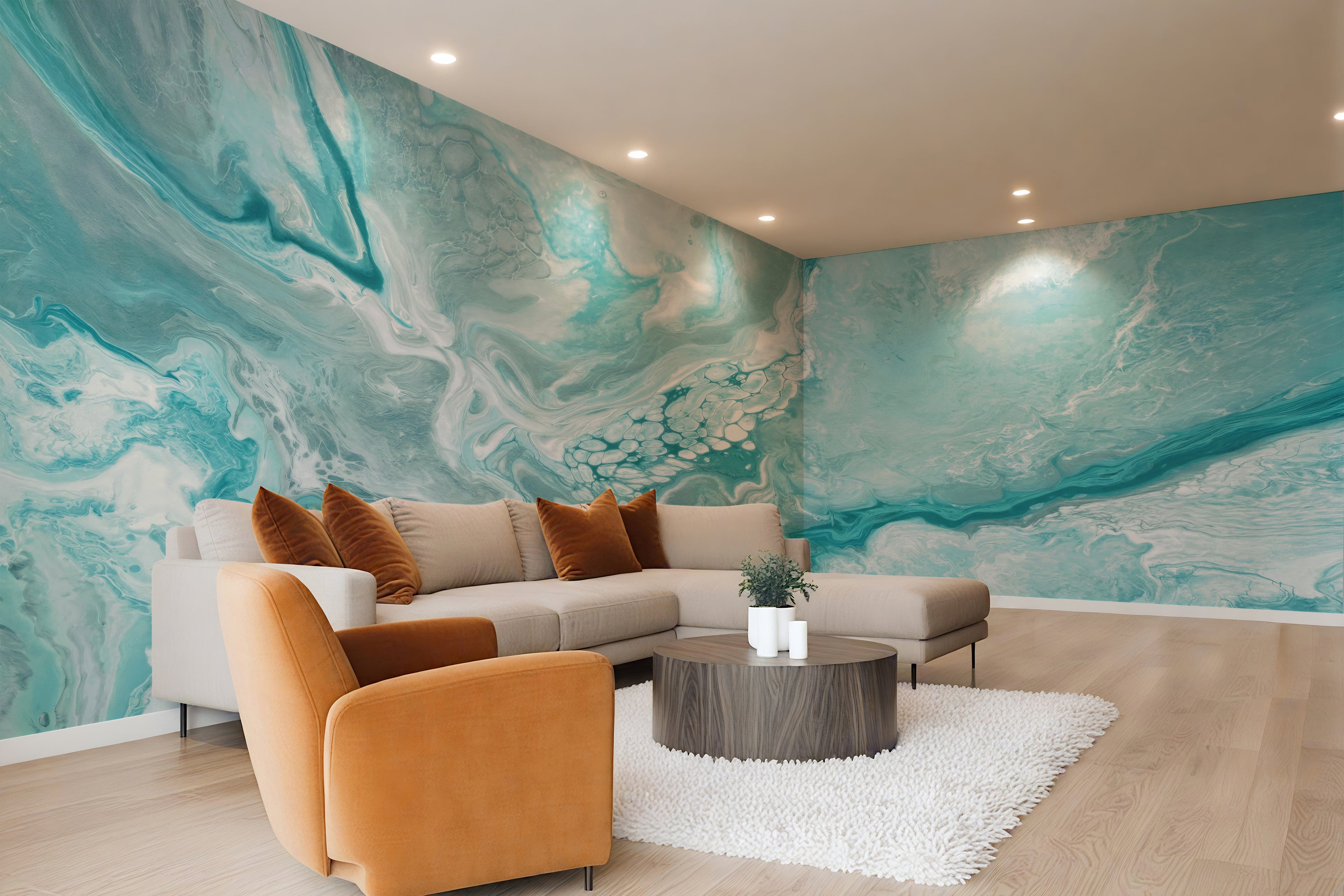 Ice Dancer - Abstract Luxury Wallpaper Mural