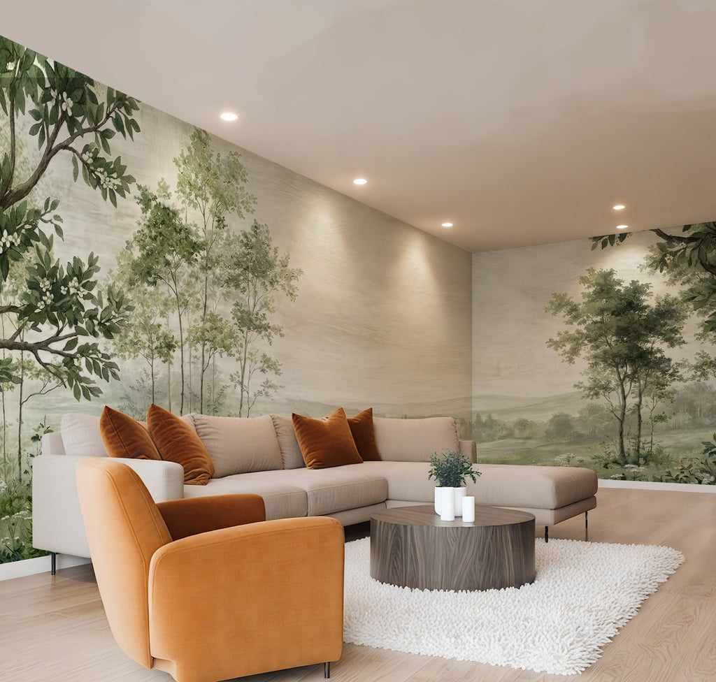 Vintage Landscape - Coastal & Nature Luxury Wallpaper Mural