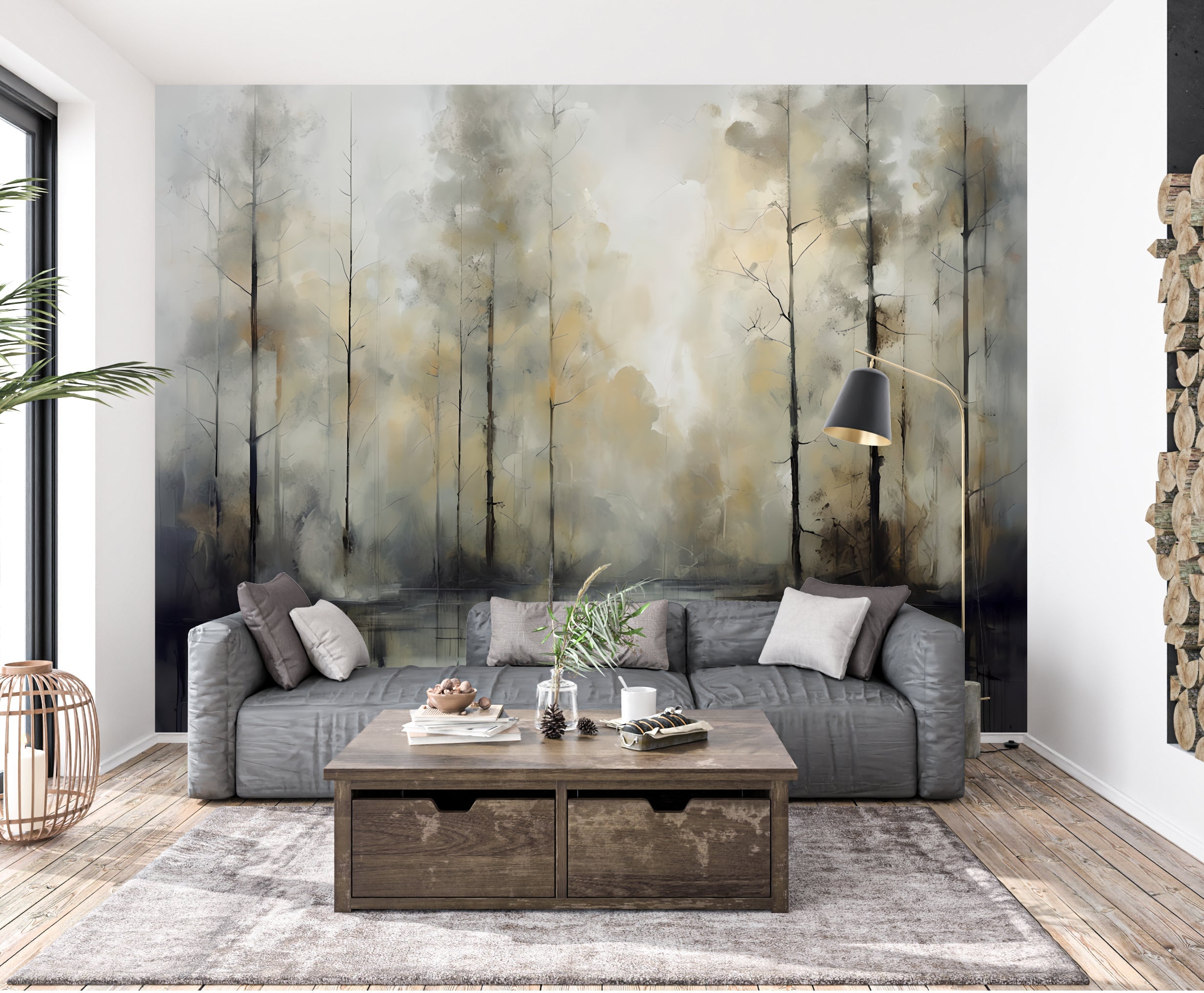 Ethereal Forest — Coastal & Nature Luxury Wallpaper Mural
