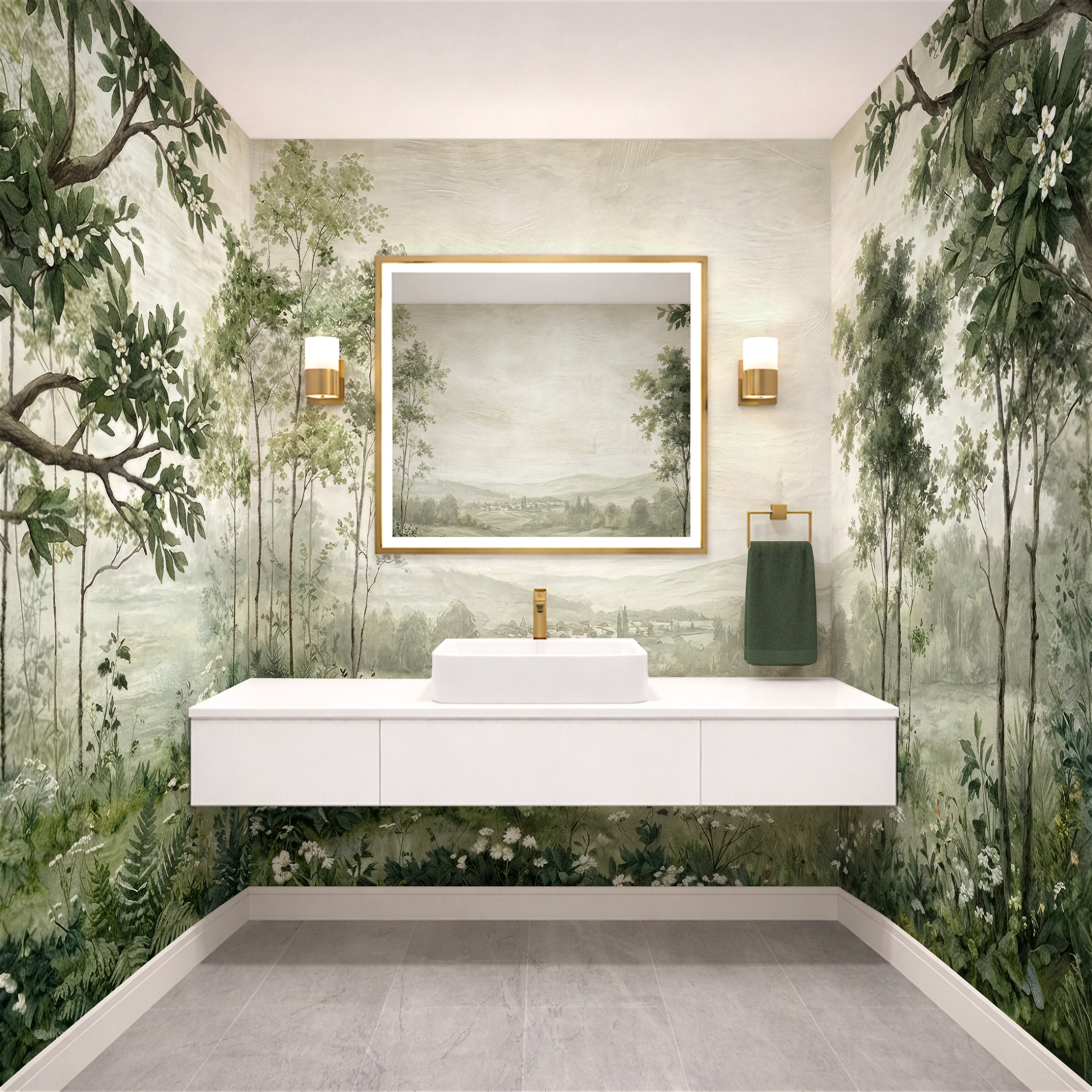Vintage Landscape - Coastal & Nature Luxury Wallpaper Mural