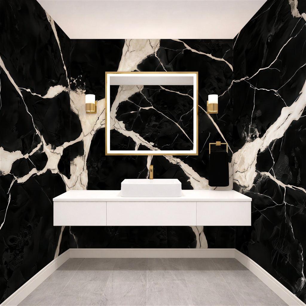 Ink Fracture — Luxe Textures Luxury Wallpaper Mural