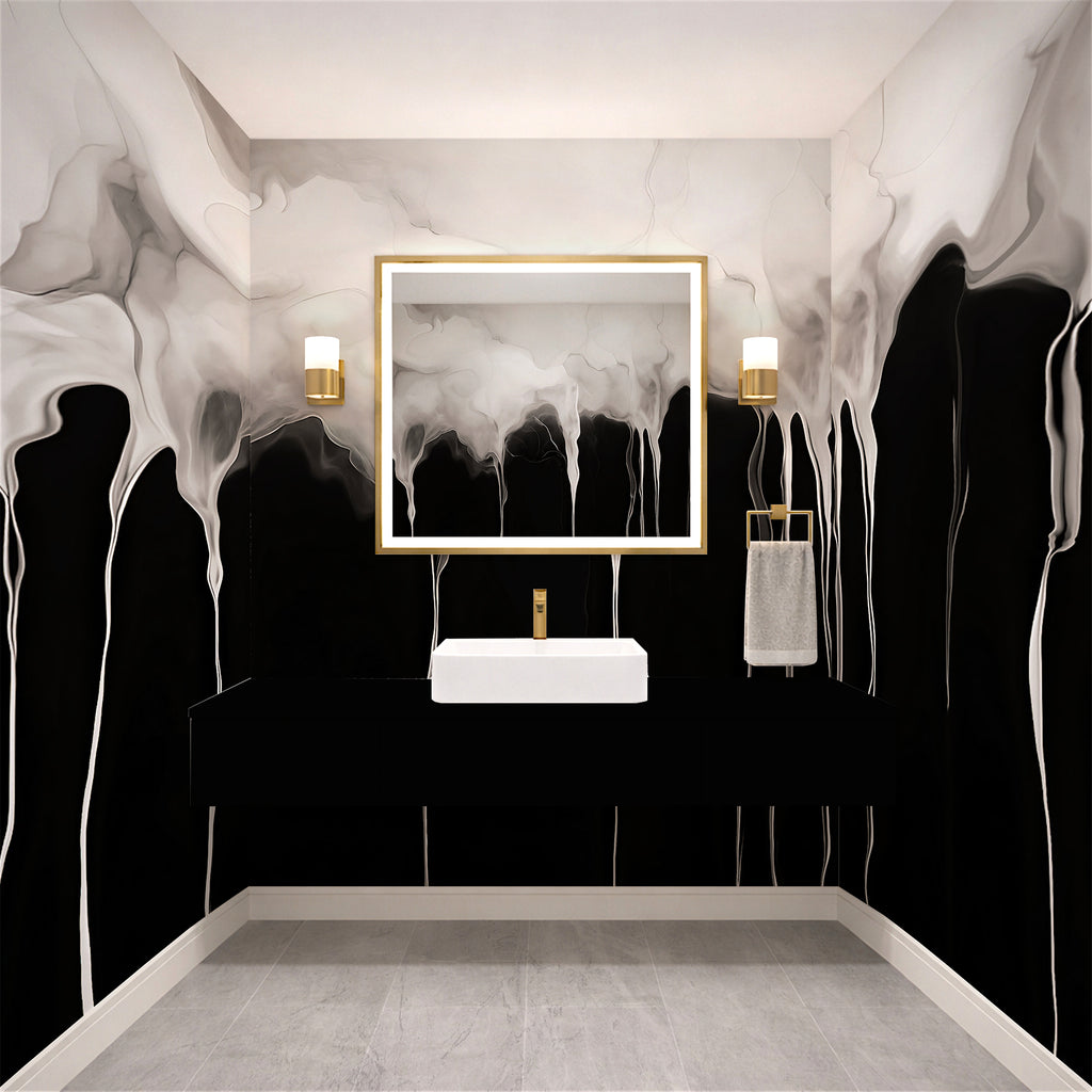 Surrender of Light  —  Abstract Luxury Wallpaper Mural