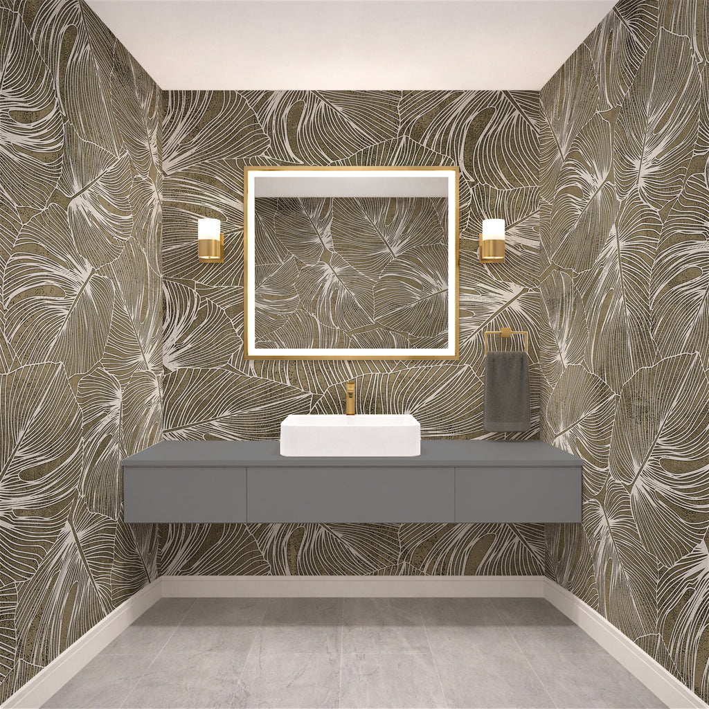 Tropical Canopy — Bold Florals Luxury Wallpaper Mural