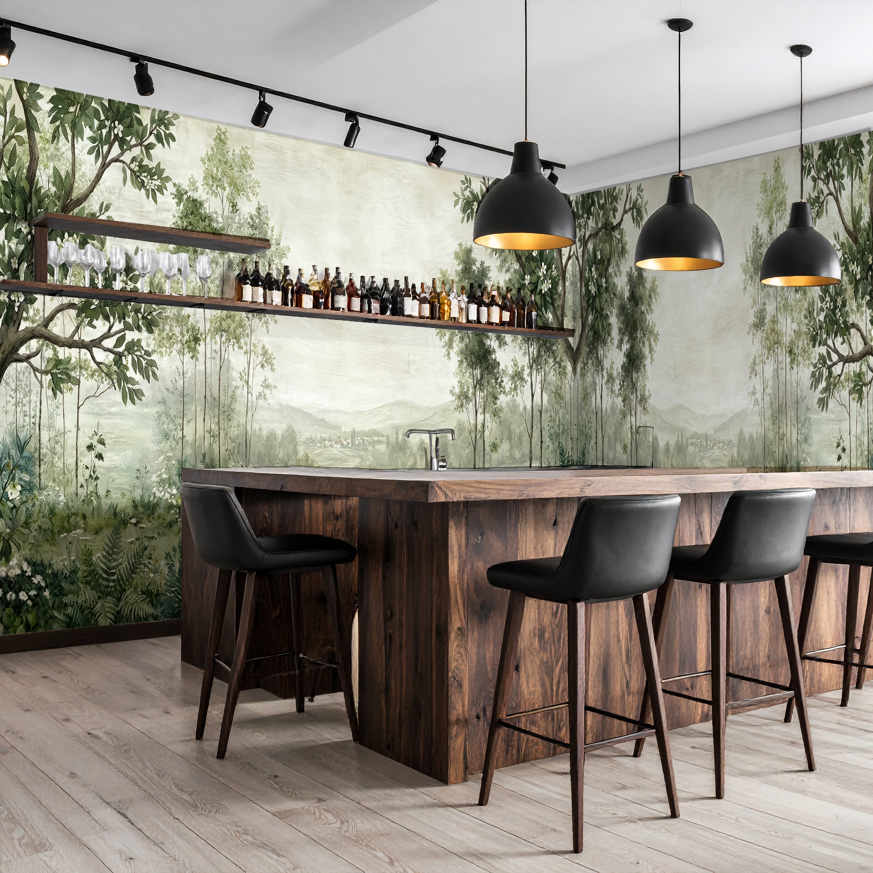 Vintage Landscape - Coastal & Nature Luxury Wallpaper Mural