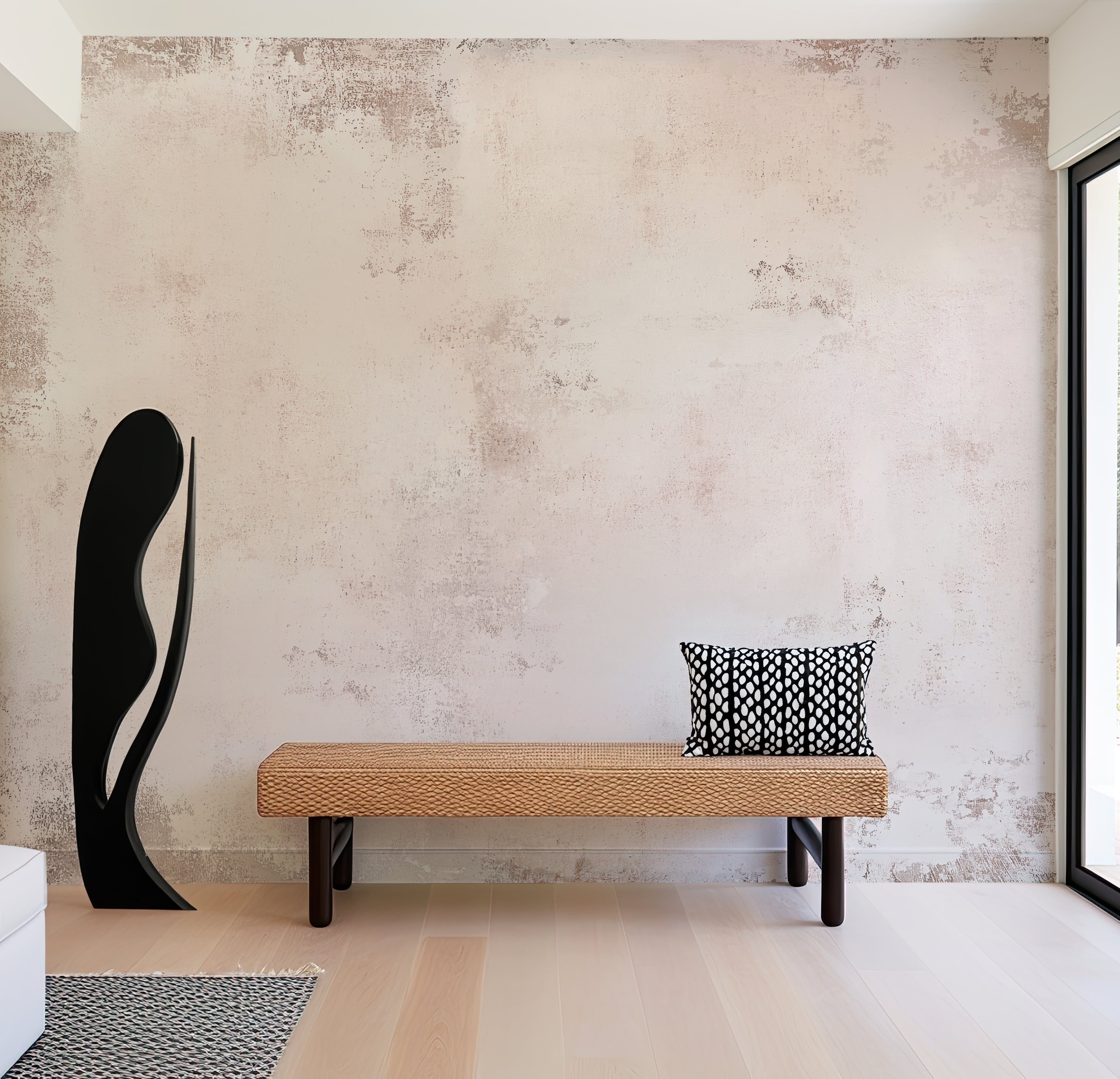 Blush Concrete - Luxe Textures Luxury Wallpaper Mural
