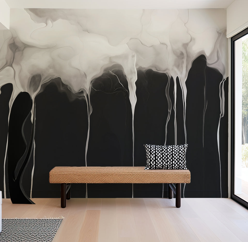 Surrender of Light  —  Abstract Luxury Wallpaper Mural