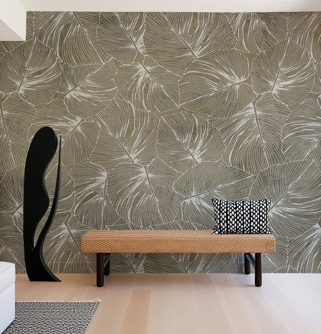 Tropical Canopy — Bold Florals Luxury Wallpaper Mural