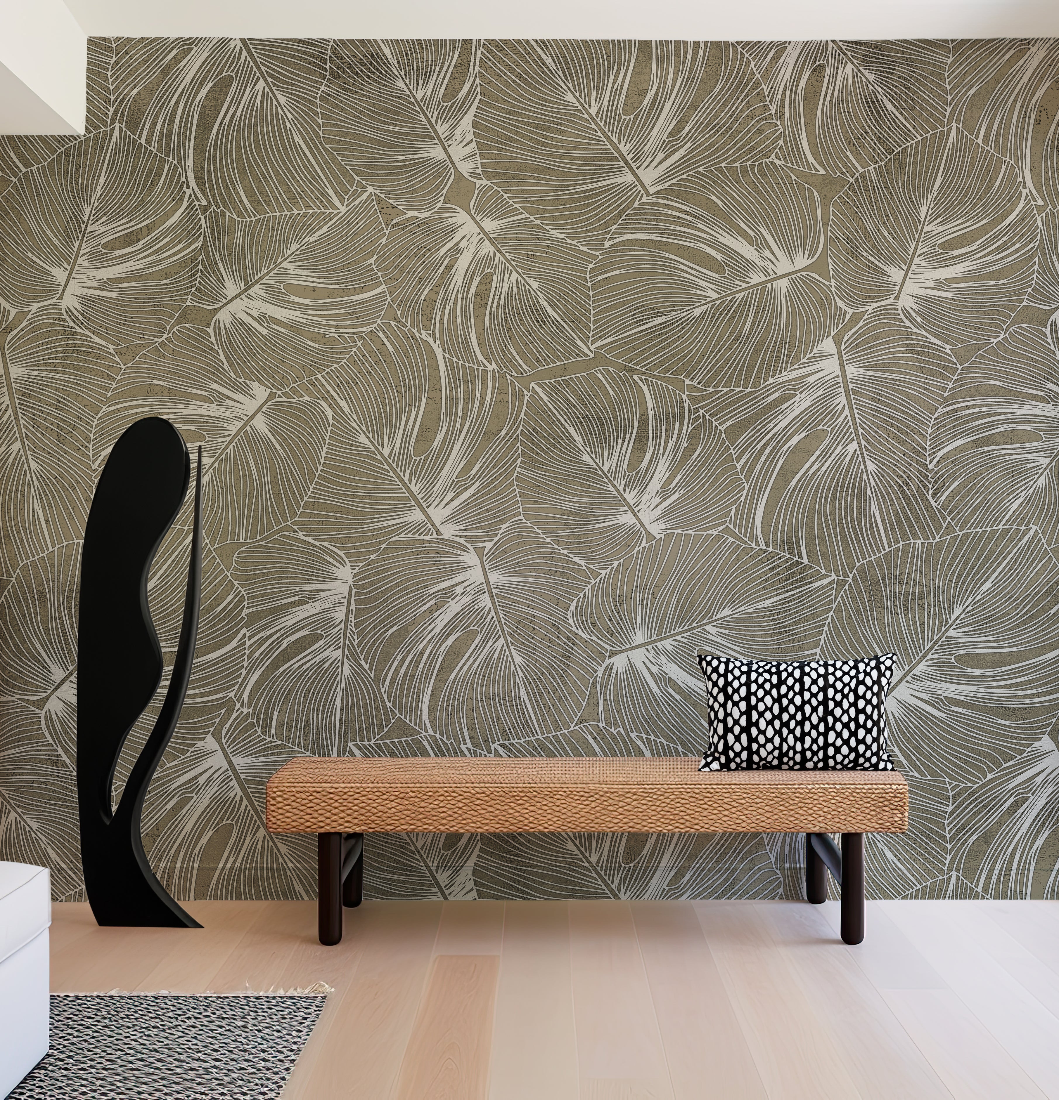 Tropical Canopy — Bold Florals Luxury Wallpaper Mural