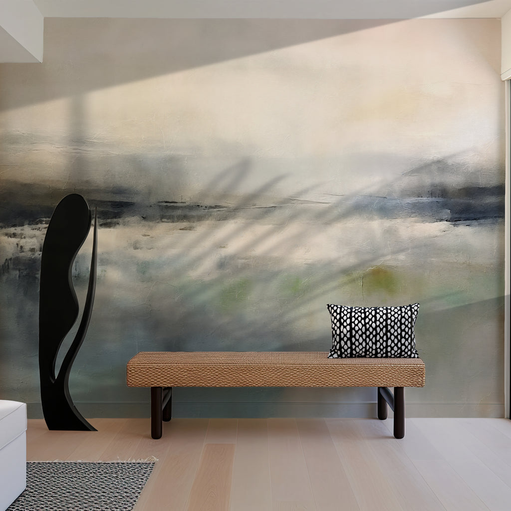 Tidal Mist - Abstract Luxury Wallpaper Mural