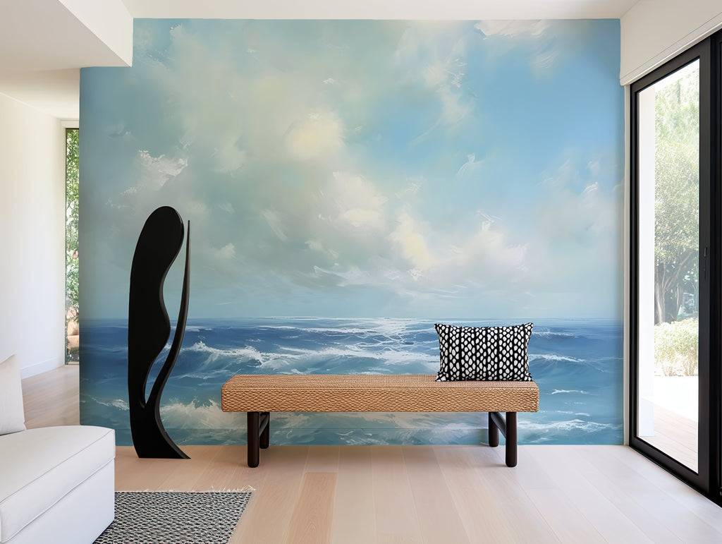 Ocean Blue — Coastal & Nature Luxury Wallpaper Mural