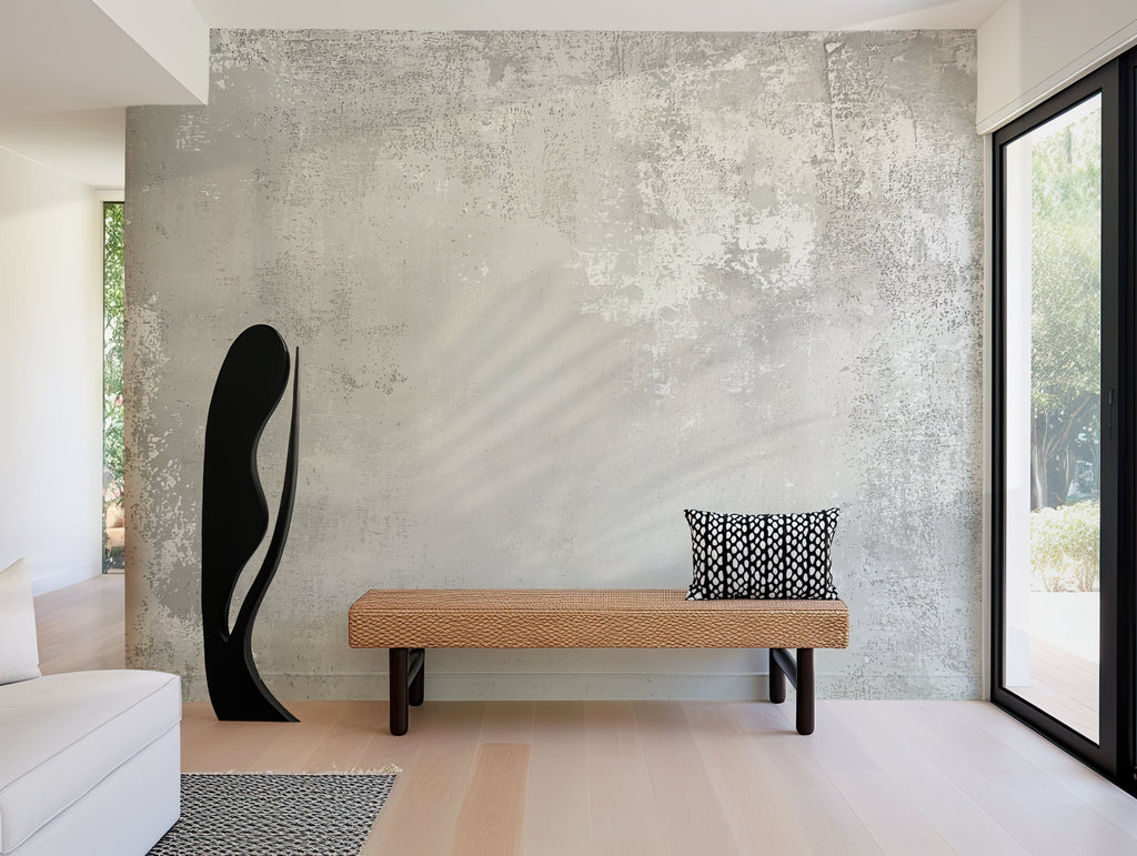 Distressed Rustic Concrete — Luxe Textures Luxury Wallpaper Mural