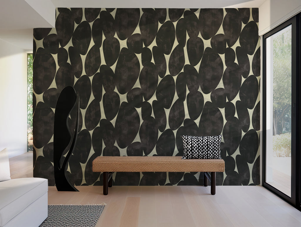 Charcoal Stone — Luxe Textures Luxury Wallpaper
