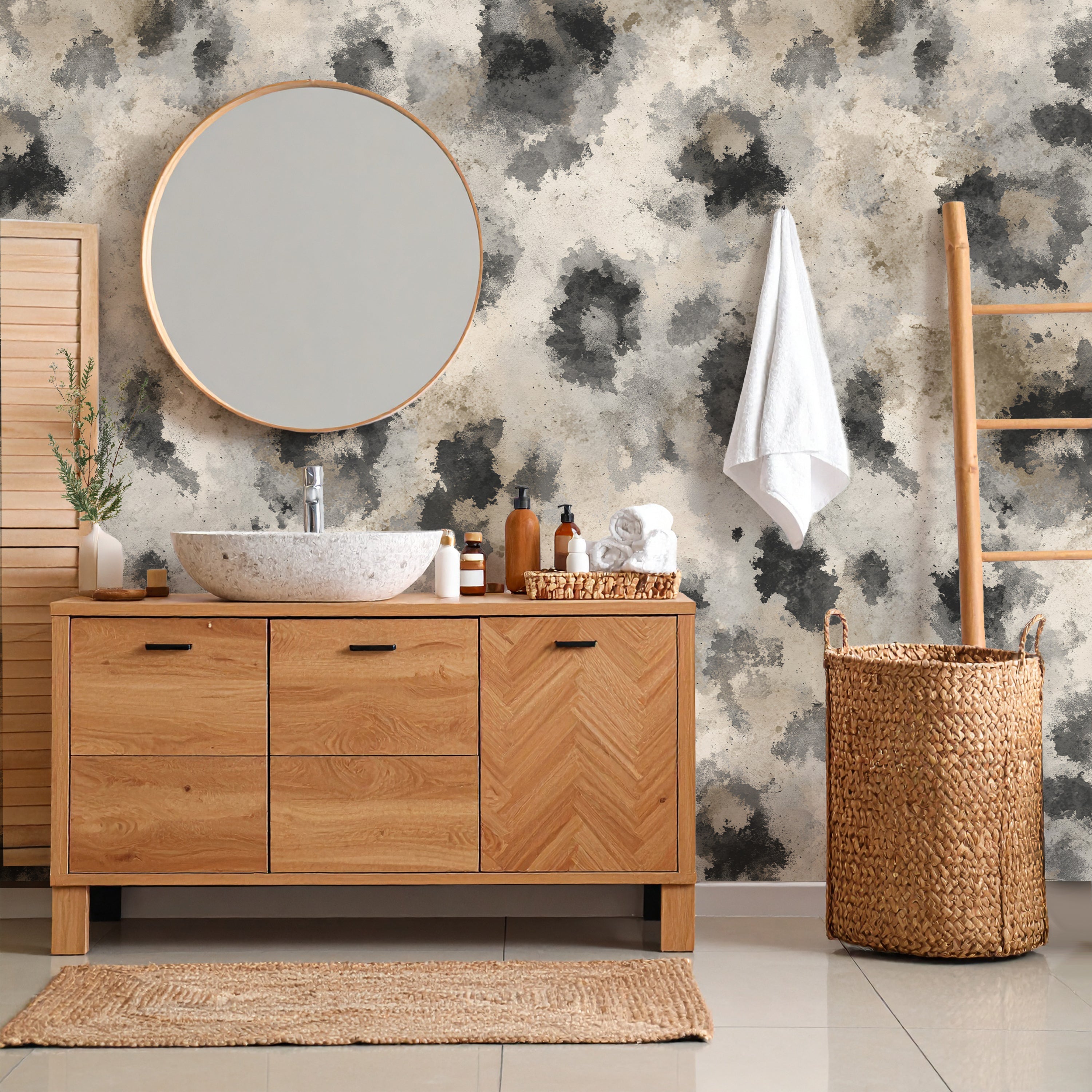 Snow Leopard — Luxe Textures Luxury Wallpaper
