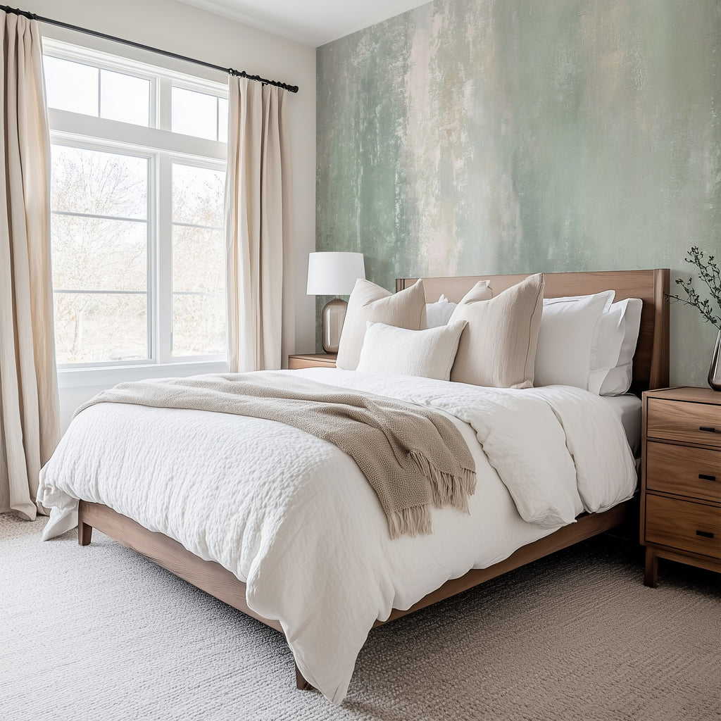 Sage Plaster - Luxe Textures Luxury Wallpaper Mural