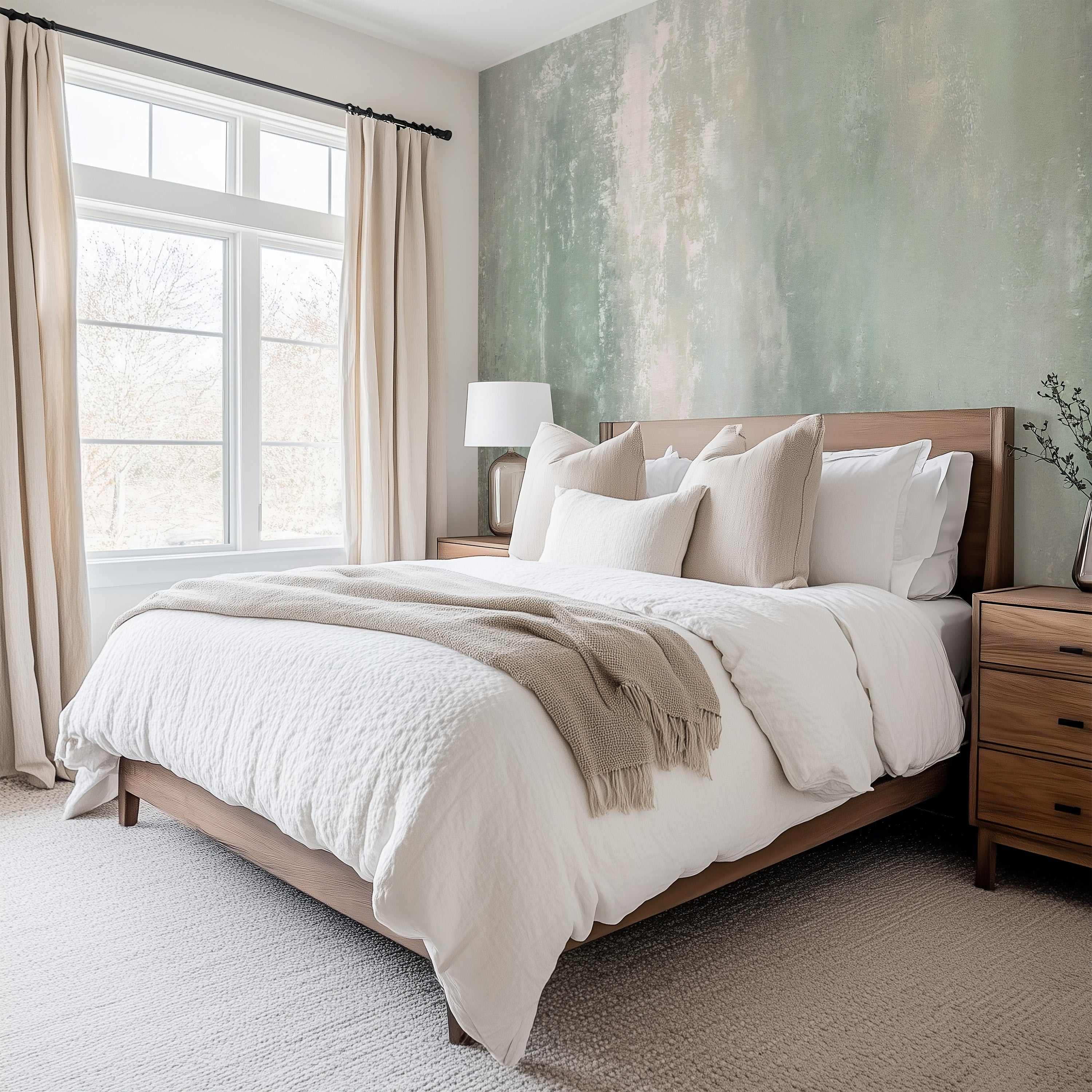 Sage Plaster - Luxe Textures Luxury Wallpaper Mural