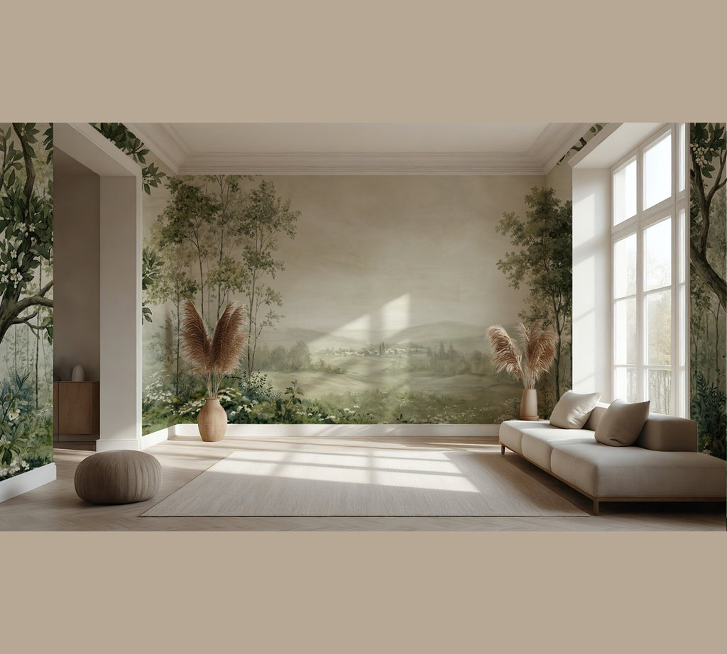Vintage Landscape - Coastal & Nature Luxury Wallpaper Mural