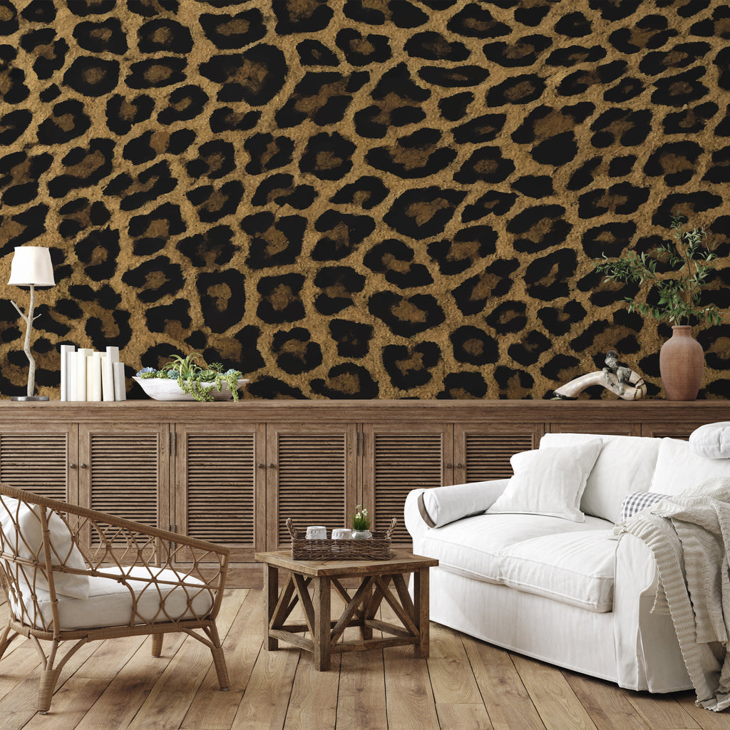 Leopard Print — Luxe Textures Luxury Wallpaper Roll