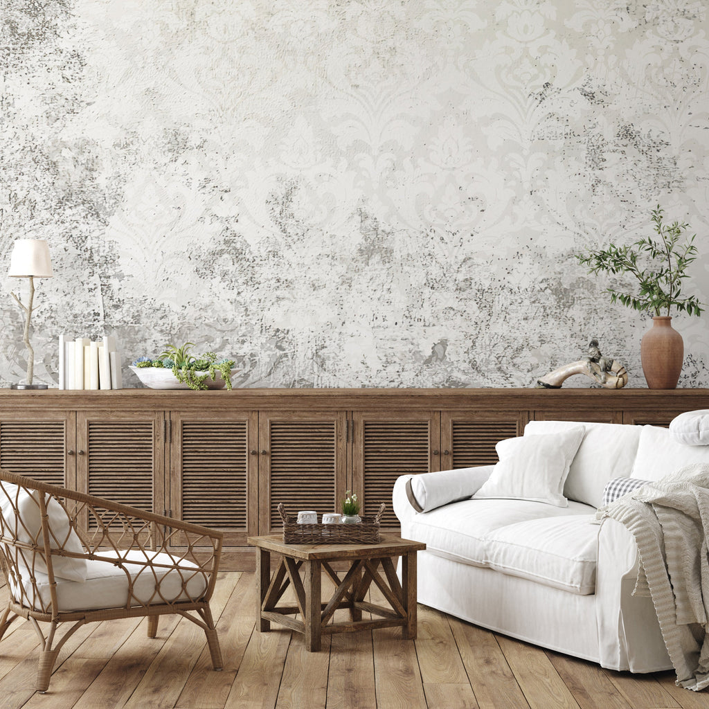 Ghost Damask — Luxe Textures Luxury Wallpaper Mural