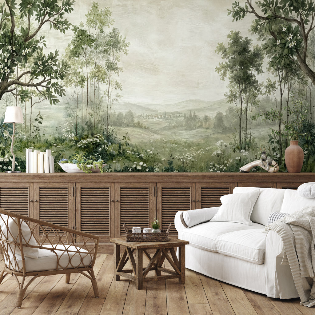 Vintage Landscape - Coastal & Nature Luxury Wallpaper Mural