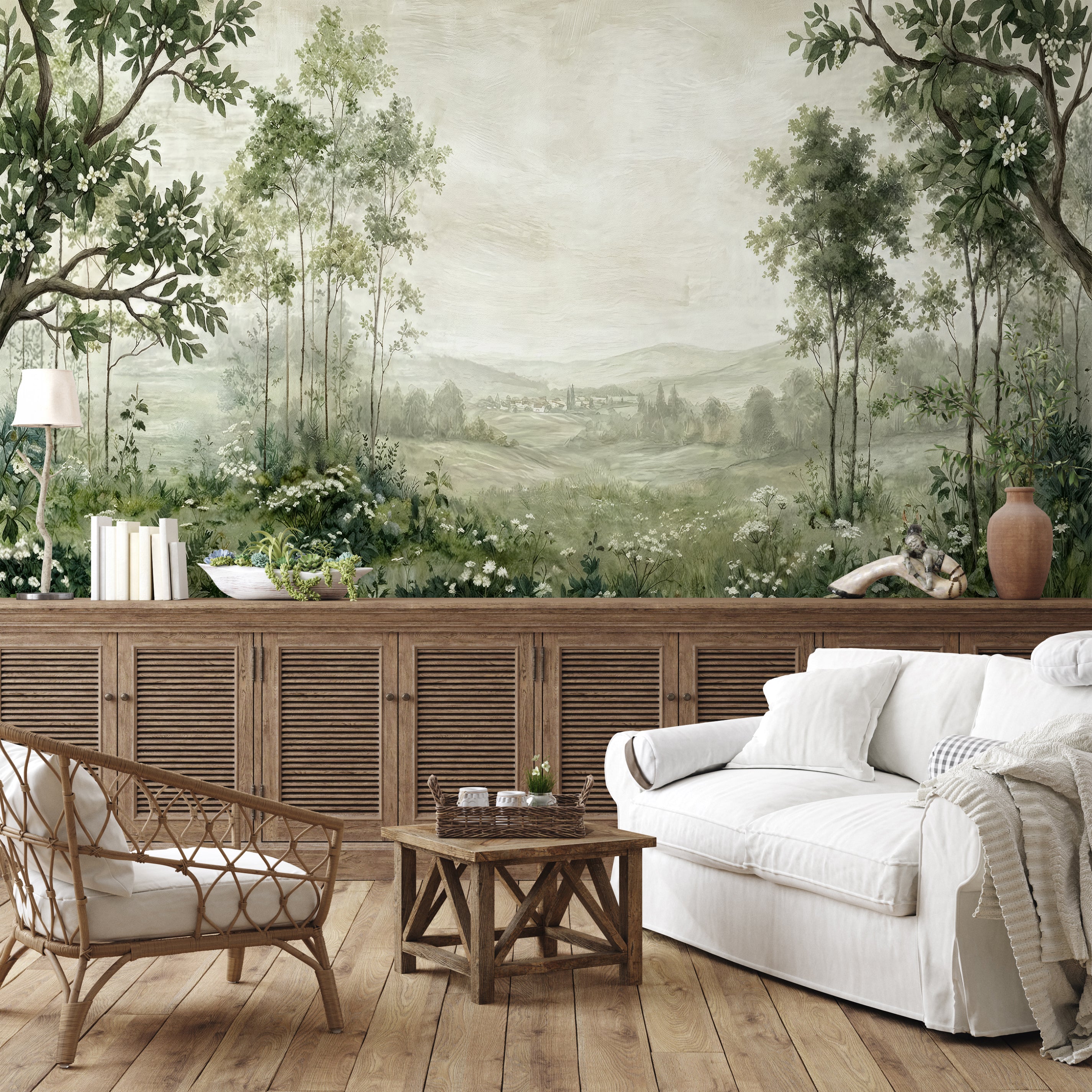 Vintage Landscape - Coastal & Nature Luxury Wallpaper Mural