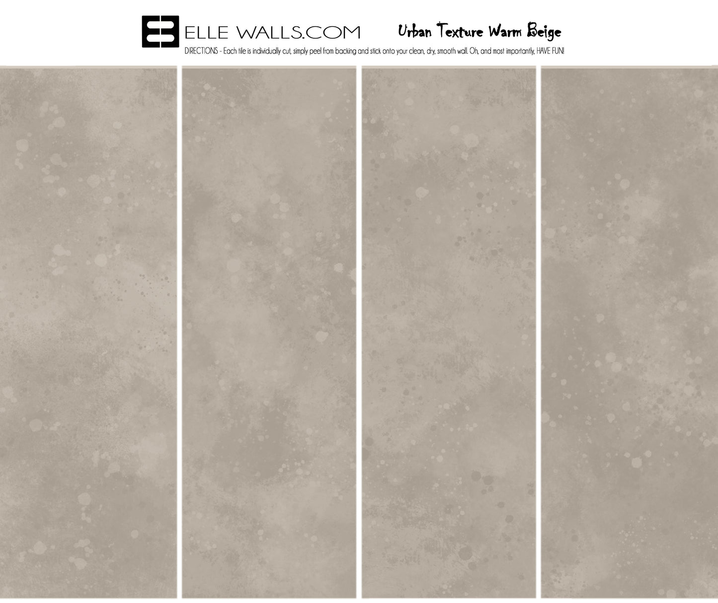 Urban Texture Wallpaper Tile - Warm Beige