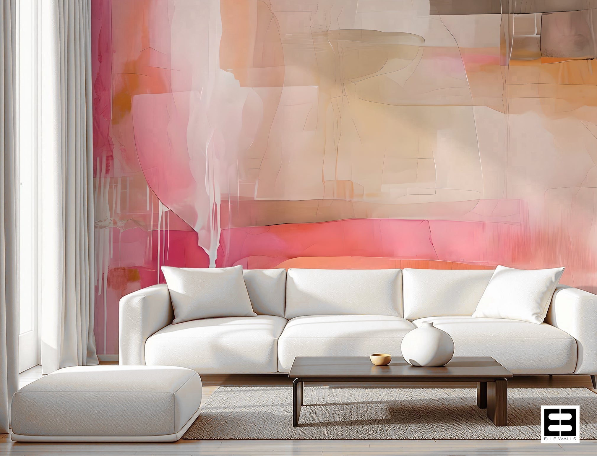 Sherbet — Abstract Luxury Wallpaper Mural